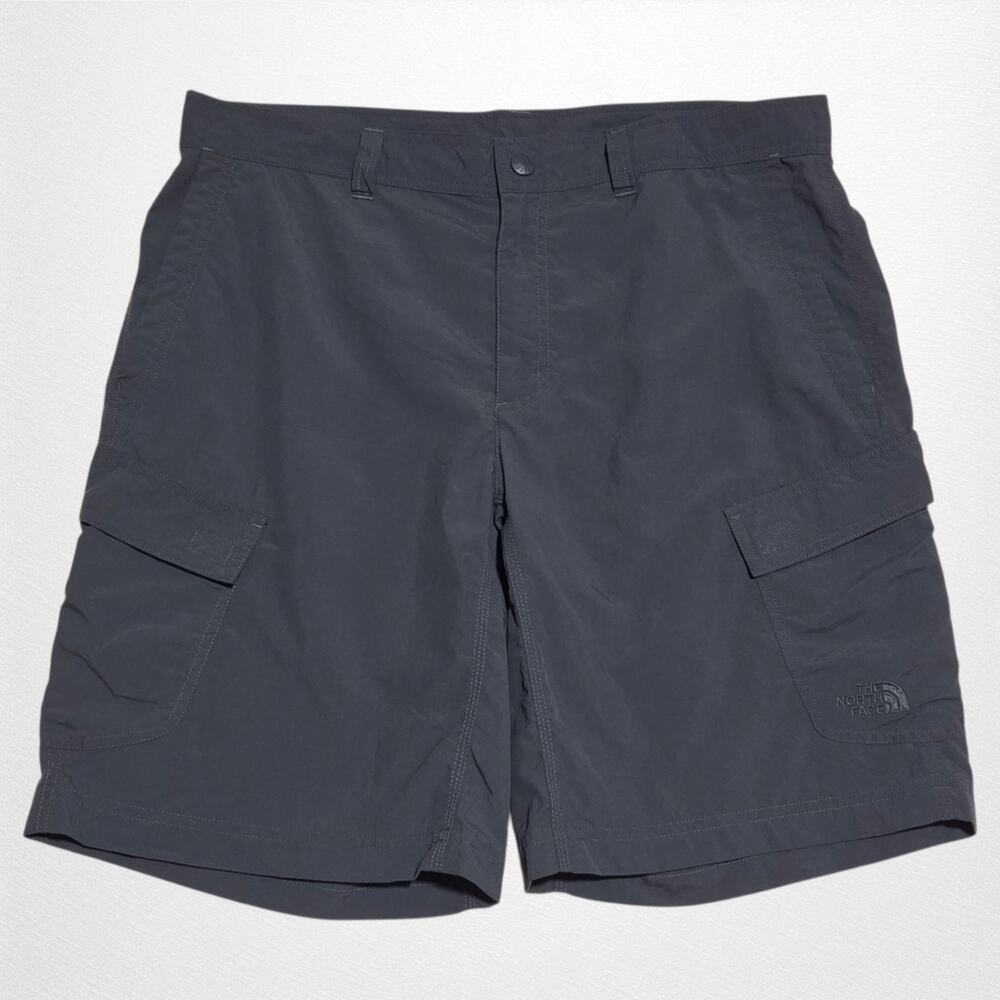 The North Face Mens Hiking Ripstop Cargo Shorts Size‎ 36 x 10 Dark Gray Outdoor